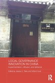 Local Governance Innovation in China (eBook, ePUB)