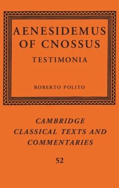 Aenesidemus of Cnossus (eBook, PDF)