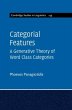 Categorial Features (eBook, PDF) - Bild 1