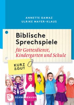 Biblische Sprechspiele - Gawaz, Annette;Mayer-Klaus, Ulrike