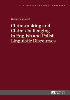 Cover Claim-making and Claim-challenging in English and Polish Linguistic Discourses