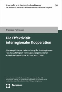 Die Effektivität interregionaler Kooperation - Fehrmann, Thomas J.