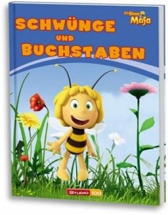 Cover Biene Maja Schwünge und Buchstaben