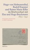 Hugo von Hofmannsthal, Rudolf Kassner und Rainer Maria Rilke im Briefwechsel mit Elsa und Hugo Bruckmann 1893-1941 (eBook, PDF)