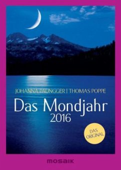 Das Mondjahr, Taschenkalender (schwarz-weiss) 2016 - Paungger, Johanna; Poppe, Thomas