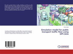 Simulation model for public transport traffic flow using GPS data