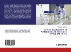 Method development of Amlodipine and Nevirapine by UVS and HPTLC - Dinakaran, Sathis Kumar;Yandamuri, Narayudu
