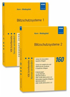 Blitzschutzsysteme 1 - Blitzschutzsysteme 2 (Set). 2 Bände - Kern, Alexander;Wettingfeld, Jürgern
