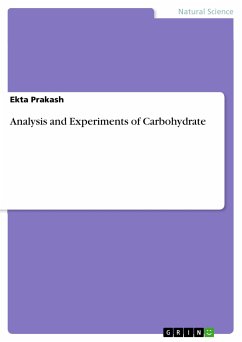 Analysis and Experiments of Carbohydrate (eBook, PDF)