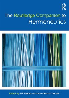 The Routledge Companion to Hermeneutics (eBook, ePUB)