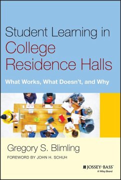 Student Learning in College Residence Halls (eBook, ePUB) - Blimling, Gregory S.