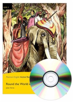 Round the World in Eighty Days, w. 1 CD-ROM and 1 Audio-CD - Verne, Jules