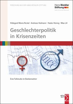 Geschlechterpolitik in Krisenzeiten (eBook, PDF) - Nickel, Hildegard Maria; Heilmann, Andreas; Hüning, Hasko; Lill, Max