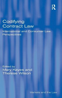 Cover Codifying Contract Law