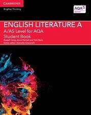 Cover A/AS Level English Literature A for AQA Student Book