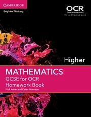 Cover GCSE Mathematics for OCR Higher Homework Book