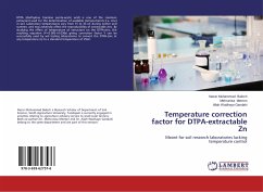 Temperature correction factor for DTPA-extractable Zn