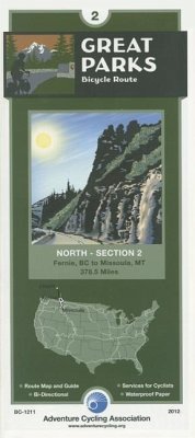 Great Parks North Bicycle Route - 2: Fernie, British Columbia - Missoula, Montana - 379 Miles - Adventure Cycling Association