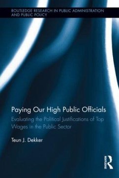 Paying Our High Public Officials - Dekker, Teun J