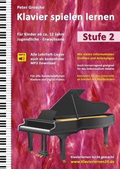 Klavier spielen lernen (Stufe 2) - Grosche, Peter