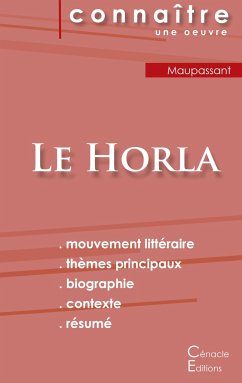 Fiche de lecture Le Horla de Maupassant (analyse littéraire de référence et résumé complet) - Maupassant, Guy de