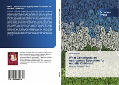 What Constitutes an Appropriate Education for Autistic Children? - Edghill, Janet