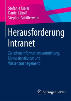 Herausforderung Intranet - Meier, Stefanie;Lütolf, Daniel;Schillerwein, Stephan