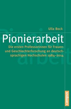 Pionierarbeit (eBook, PDF) - Bock, Ulla