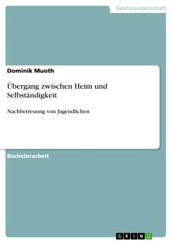 Übergang zwischen Heim und Selbständigkeit (eBook, PDF) - Muoth, Dominik