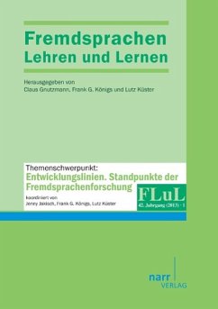 Fremdsprachen Lehren und Lernen 2013 Heft 1 - Gnutzmann, Claus Königs