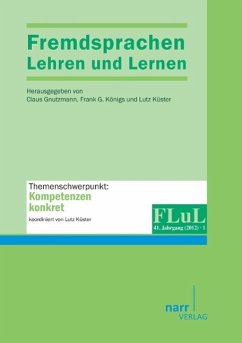 Fremdsprachen Lehren und Lernen 2012 Heft 1 - Gnutzmann, Claus Königs