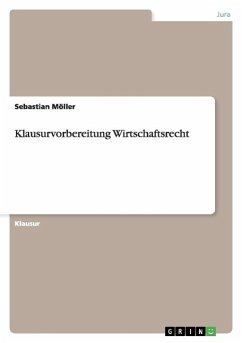 Klausurvorbereitung Wirtschaftsrecht - Möller, Sebastian