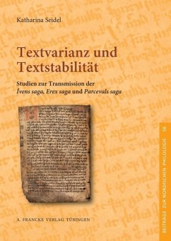 Textvarianz und Textstabilität - Seidel, Katharina