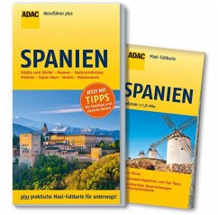 ADAC Reiseführer plus Spanien: mit Maxi-Faltkarte zum Herausnehmen