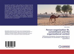 Person-organization fit, commitment and the organizational context