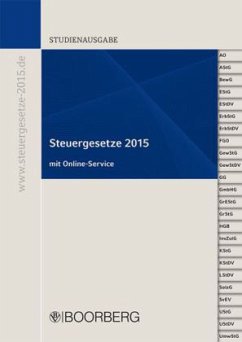 Cover Steuergesetze 2015, Studienausgabe