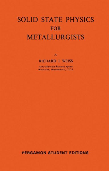 Solid State Physics for Metallurgists (eBook, PDF)