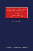 Quantum Theory of the Solid State (eBook, PDF)