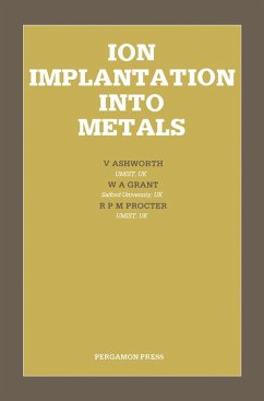 Cover Ion Implantation Into Metals (eBook, PDF)