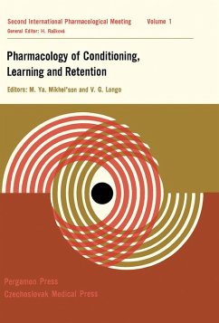 Pharmacology of Conditioning, Learning and Retention (eBook, PDF) Cover Pharmacology of Conditioning, Learning and Retention (eBook, PDF)