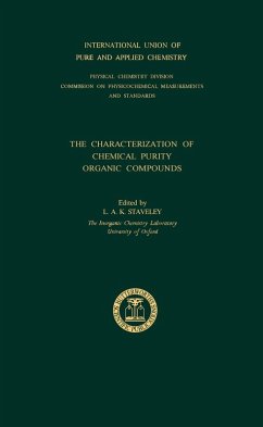 The Characterization of Chemical Purity (eBook, PDF) - Staveley, L. A. K.
