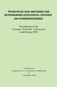 Cover Principles and Methods for Determining Ecological Criteria on Hydrobiocenoses (eBook, PDF)