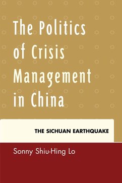 Cover The Politics of Crisis Management in China (eBook, ePUB)