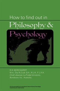 How to Find Out in Philosophy and Psychology (eBook, PDF) - Borchardt, D. H.