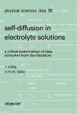 Self-diffusion in Electrolyte Solutions (eBook, PDF)