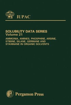 Cover Ammonia, Amines, Phosphine, Arsine, Stibine, Silane, Germane and Stannane in Organic Solvents (eBook, PDF)