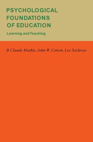Psychological Foundations of Education (eBook, PDF)