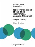 1965 Transactions of the Third International Vacuum Congress (eBook, PDF)