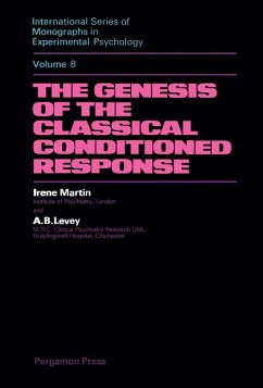 The Genesis of the Classical Conditioned Response (eBook, PDF) - Martin, Irene; Levey, A. B.