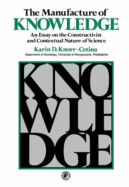The Manufacture of Knowledge (eBook, PDF)